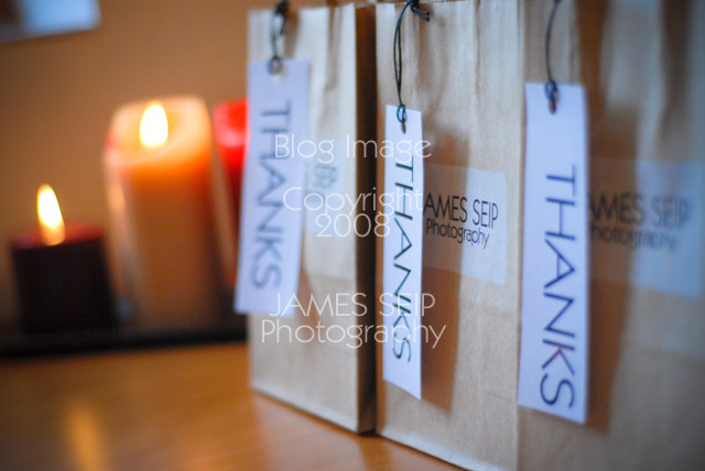 Gift bags for our clients