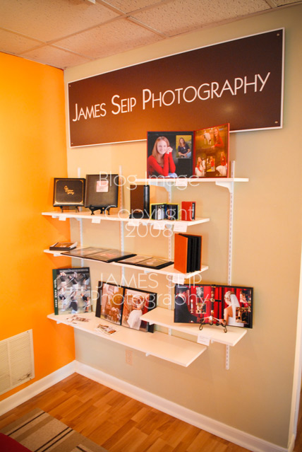 Some of our albums and products on display
