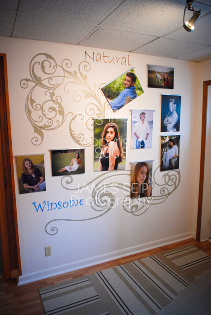 Our senior portrait focus wall